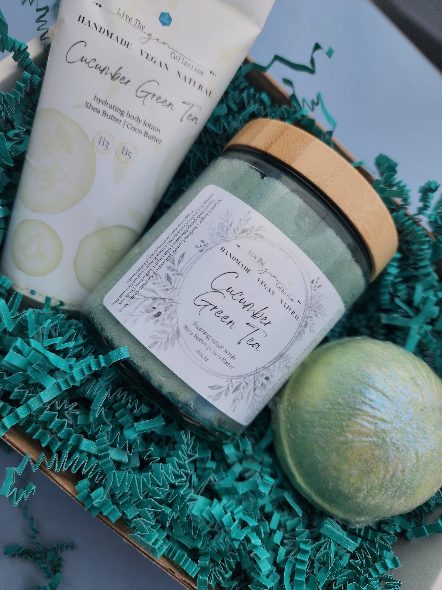 Cucumber Green Tea Lotion Set
