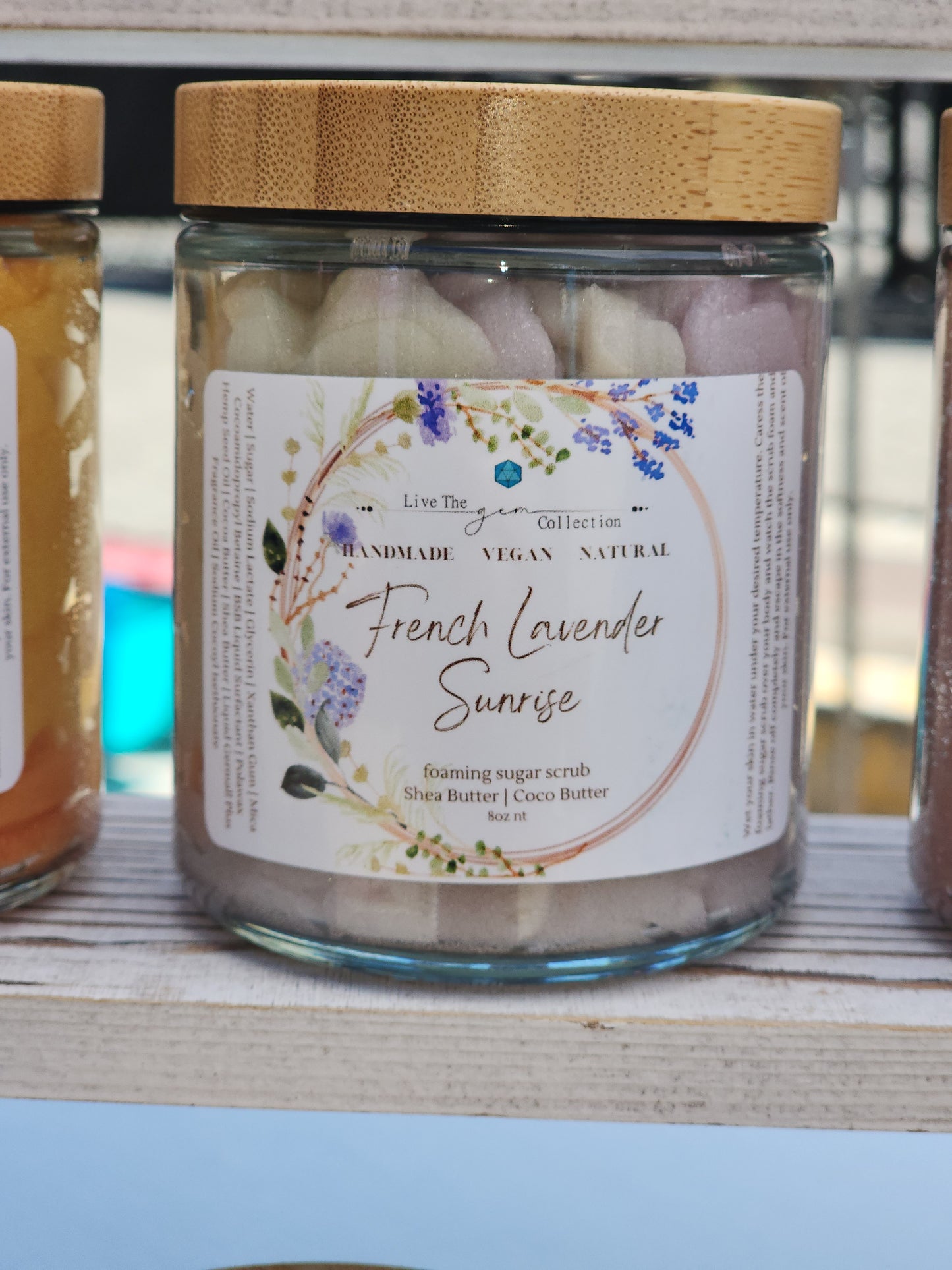 French Lavender Sunrise Foaming Sugar Scrub