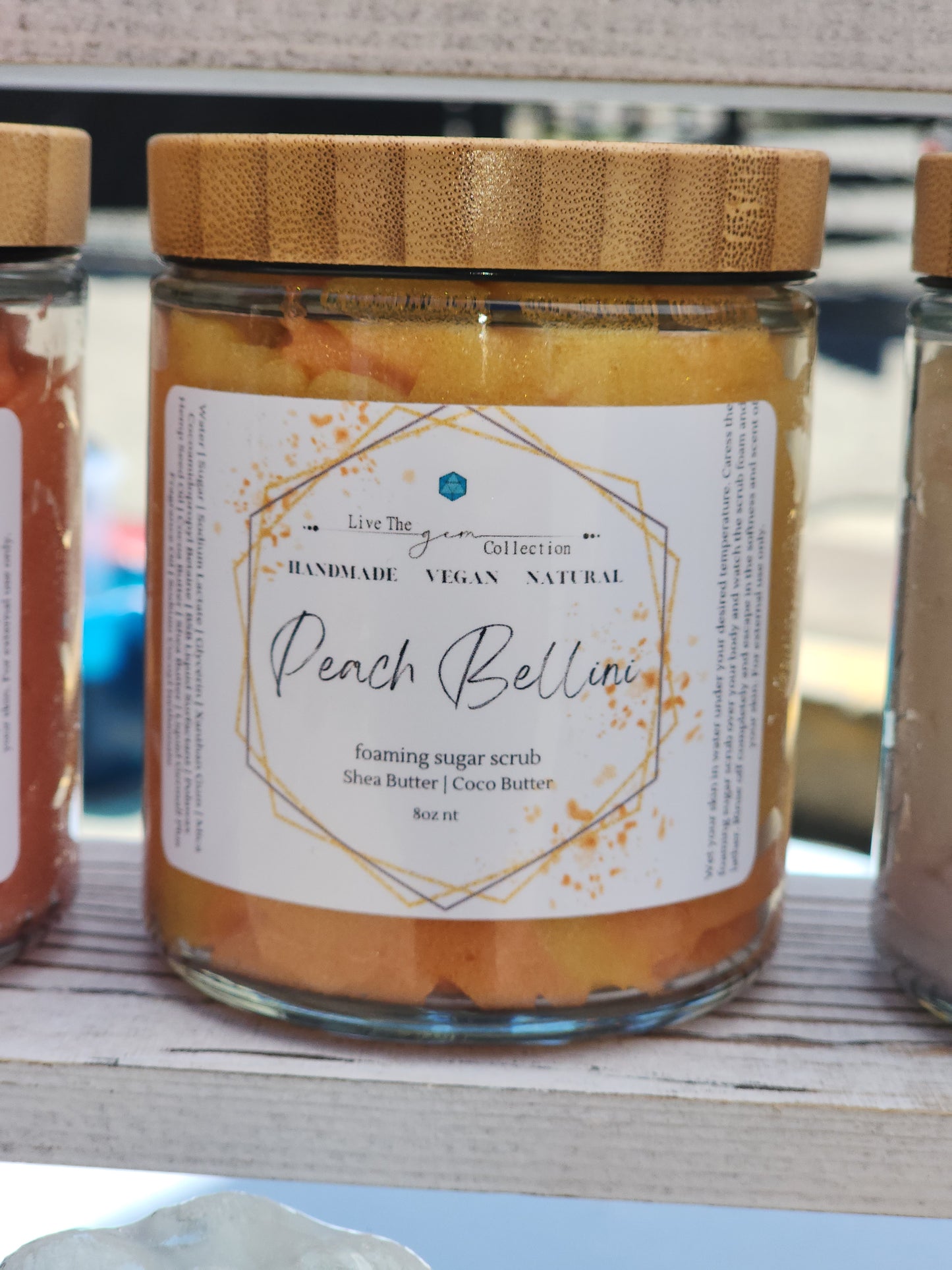Peach Bellini Foaming Sugar Scrub