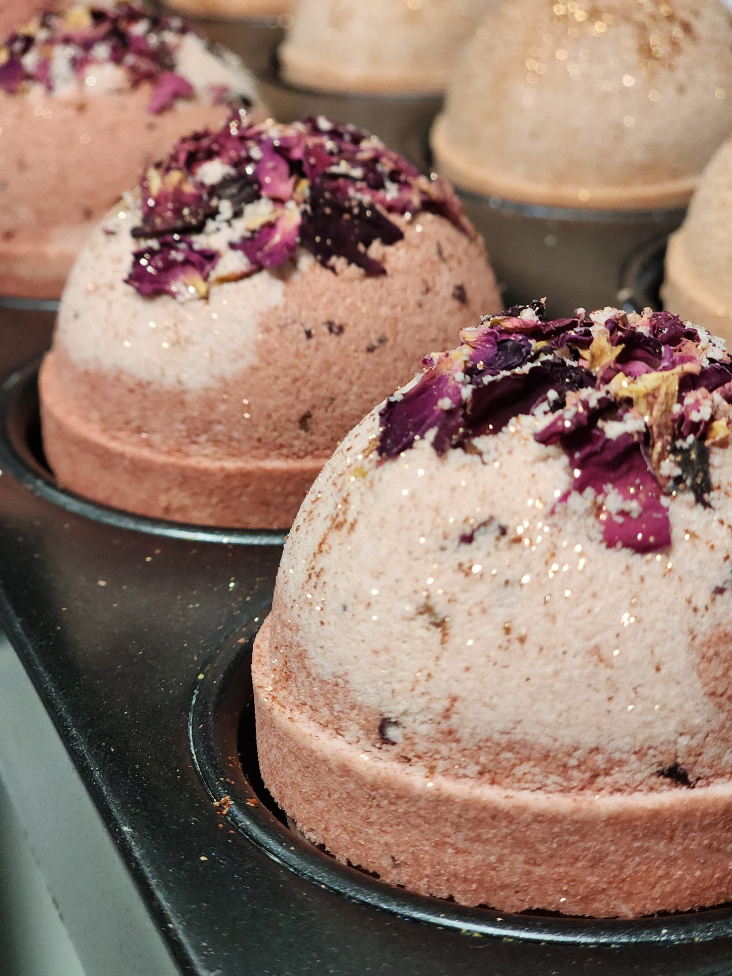 Rose Chateau Bath Bomb Milk Bath