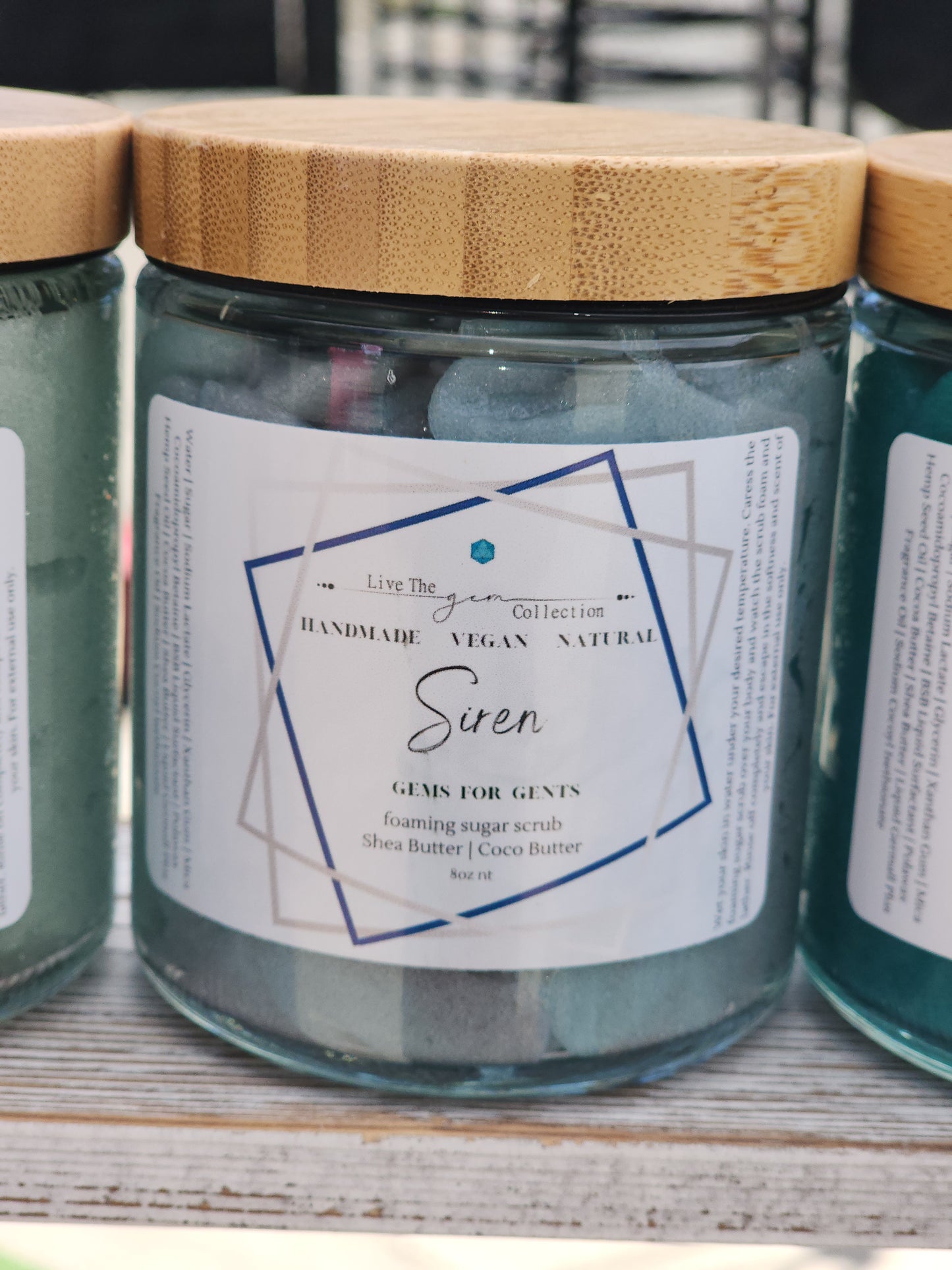 Siren Gems for GENTS Foaming Sugar Scrub