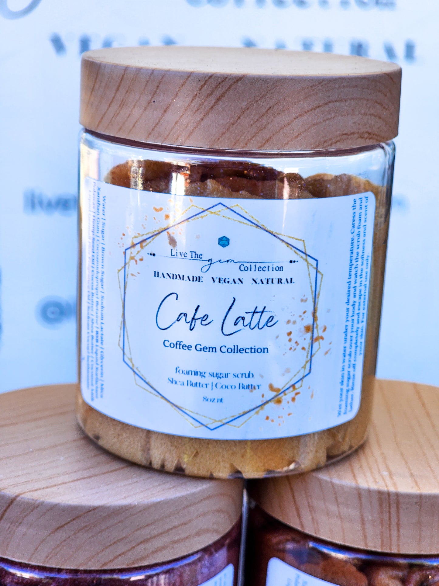 Cafe Latte Foaming Sugar Scrub
