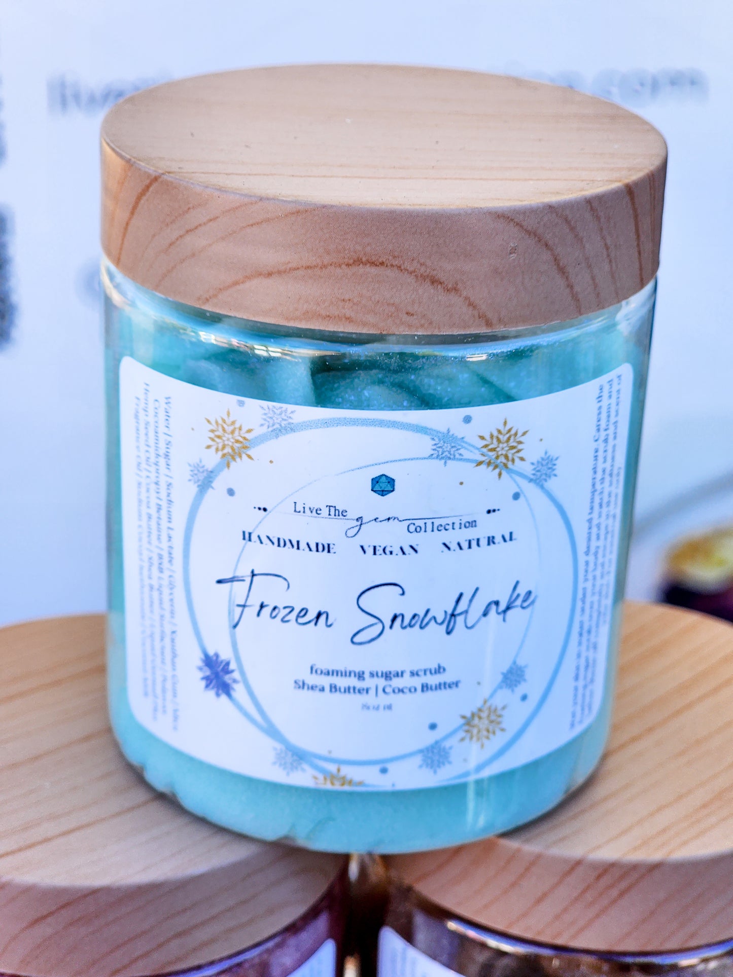 Frozen Snowflake Foaming Sugar Scrub