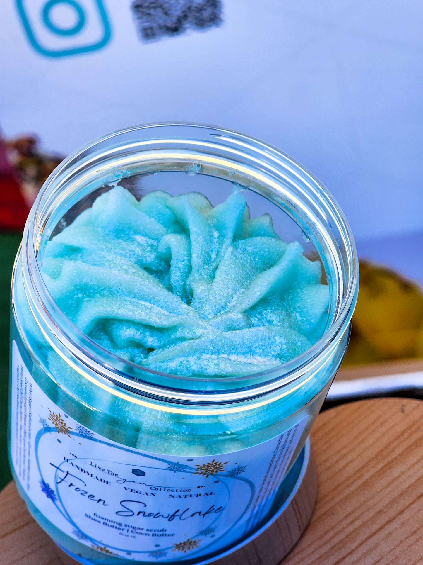 Frozen Snowflake Foaming Sugar Scrub