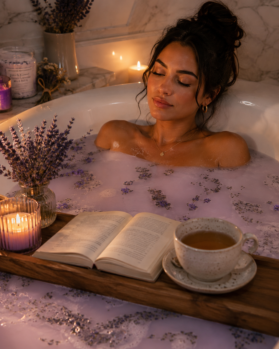 French Lavender Sunrise Bath Bomb Milk Bath