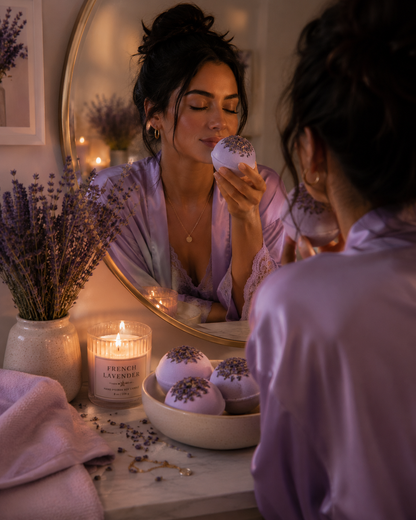 French Lavender Sunrise Bath Bomb Milk Bath