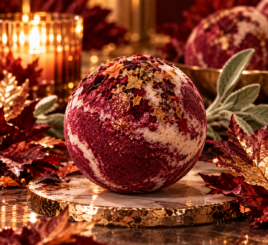 Falling Leaves Coconut Milk Bath Bomb