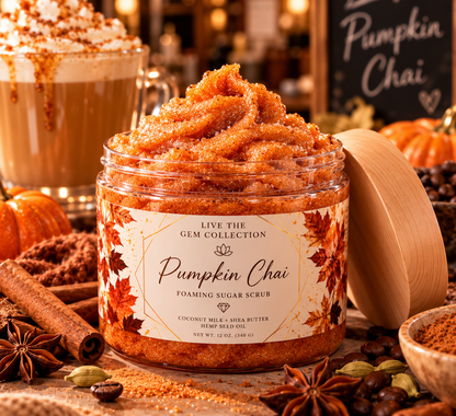 Pumpkin Chai Foaming Sugar Scrub