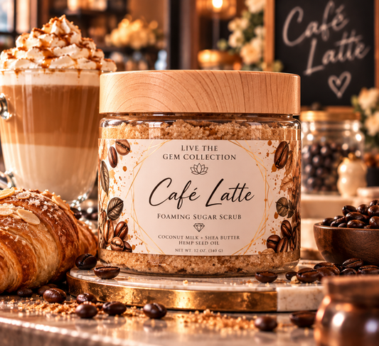 Cafe Latte Foaming Sugar Scrub