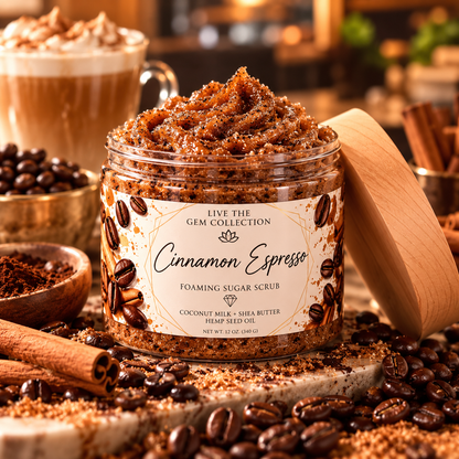 Cinnamon Espresso Foaming Sugar Scrub