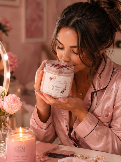 Blushing Rose Foaming Sugar Scrub