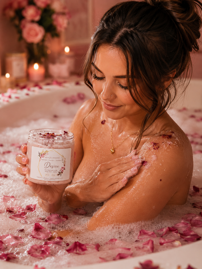 Blushing Rose Foaming Sugar Scrub