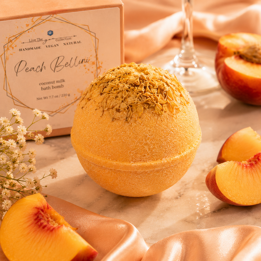 Peach Bellini Coconut Milk Bath Bomb