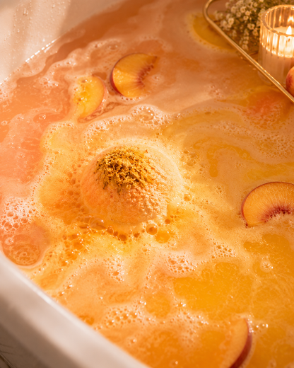 Peach Bellini Coconut Milk Bath Bomb
