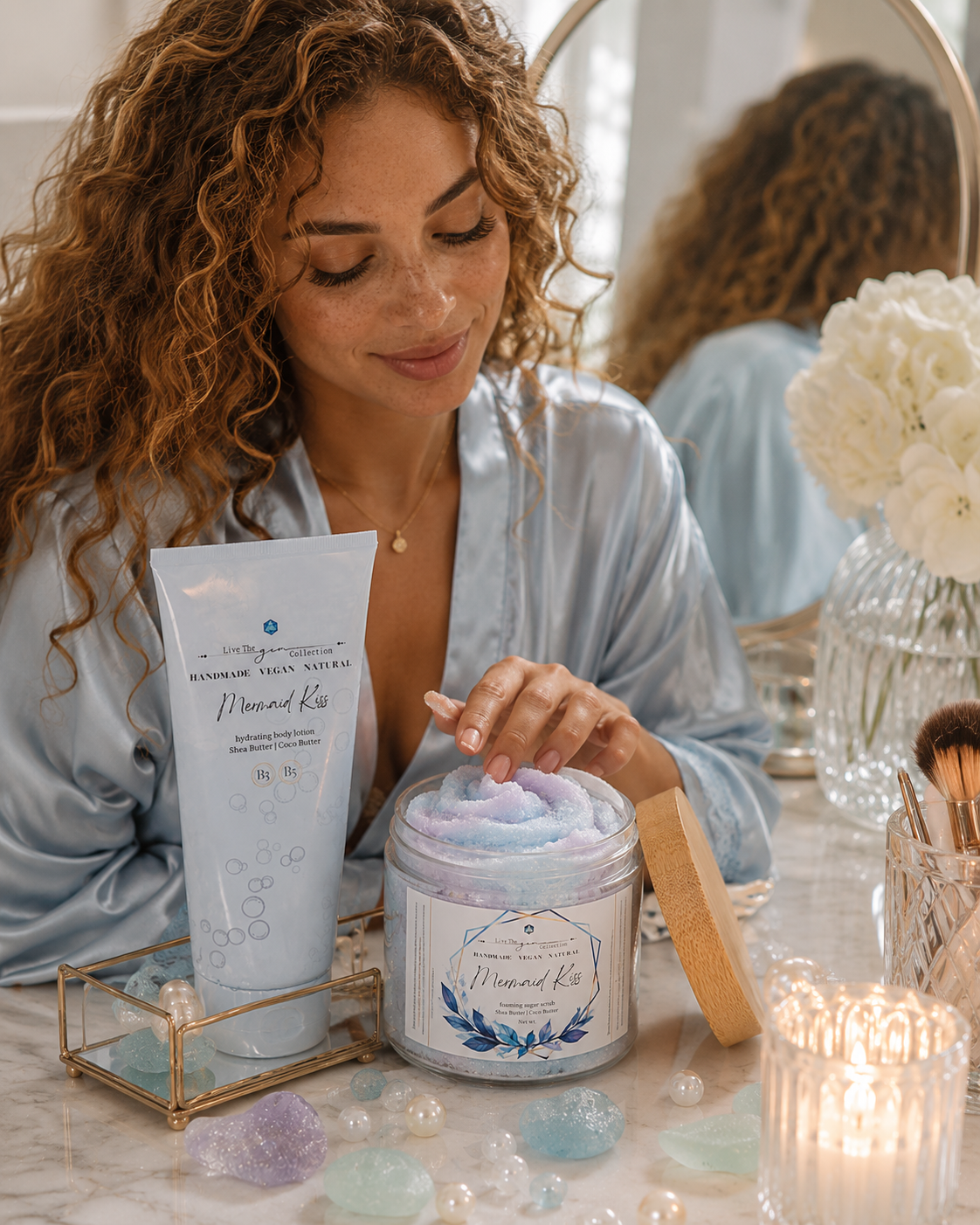 Mermaid Kiss Foaming Suagr Scrub