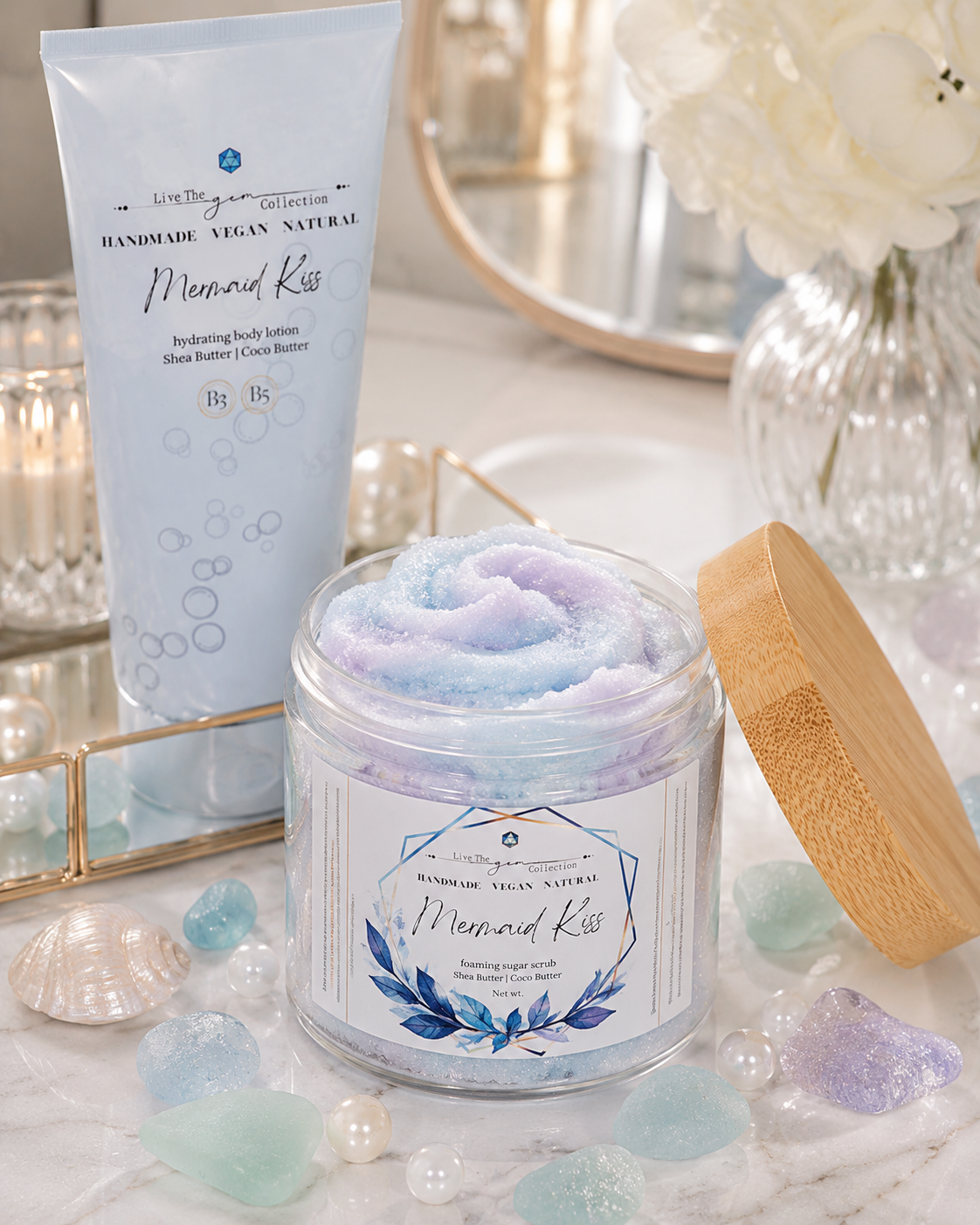 Mermaid Kiss Foaming Suagr Scrub