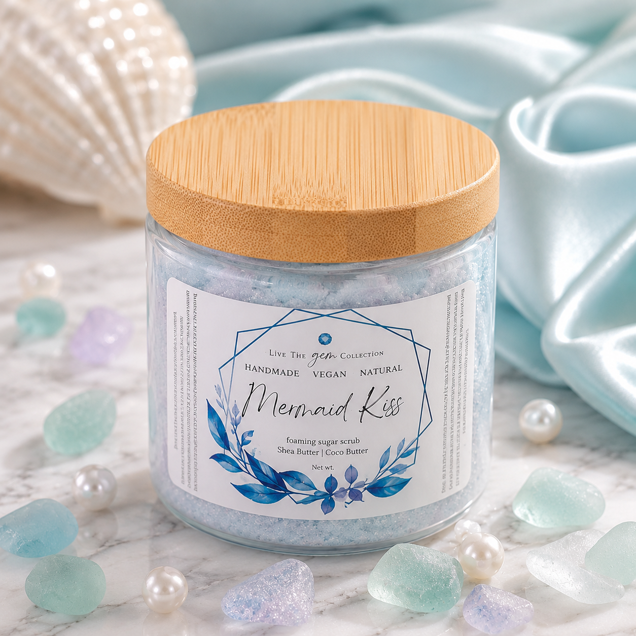 Mermaid Kiss Foaming Suagr Scrub