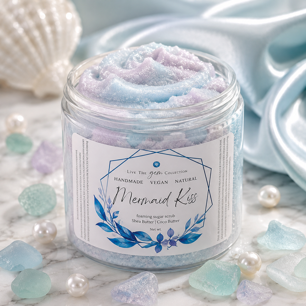 Mermaid Kiss Foaming Suagr Scrub