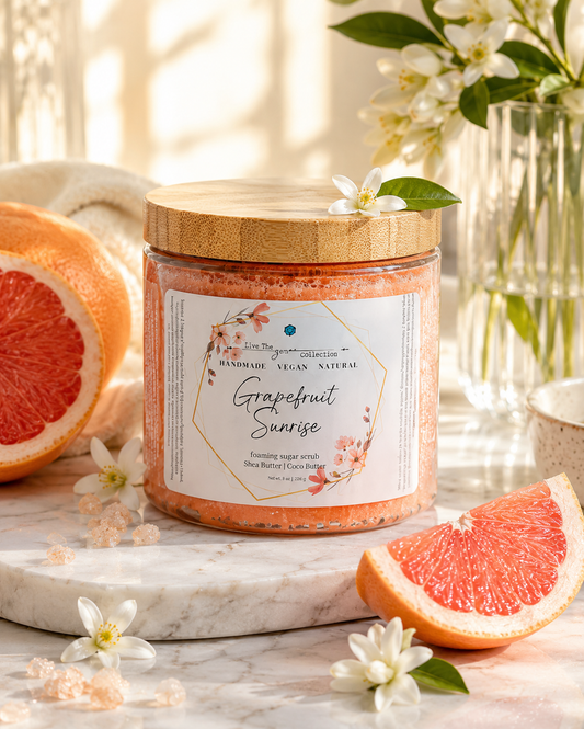 Grapefruit Sunrise Foaming Sugar Scrub
