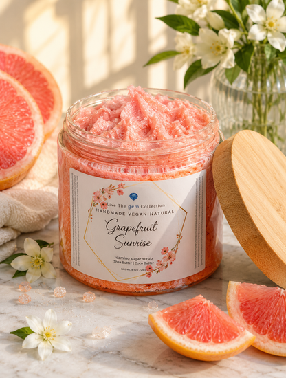 Grapefruit Sunrise Foaming Sugar Scrub