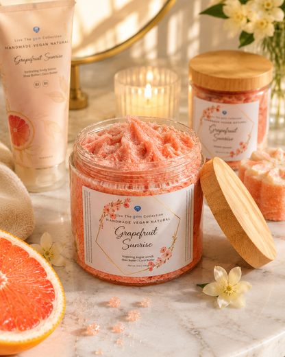 Grapefruit Sunrise Foaming Sugar Scrub
