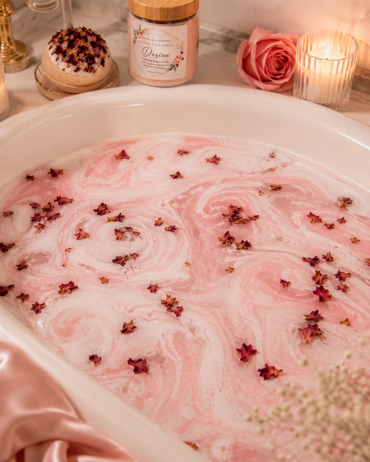 Blushing Rose Coconut Milk Bath Bomb
