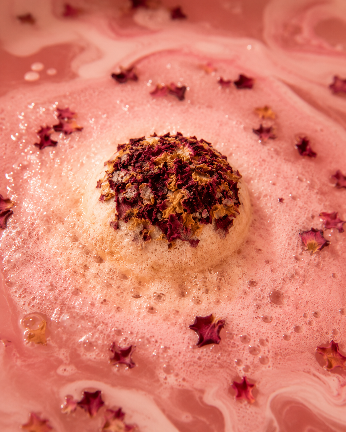 Blushing Rose Coconut Milk Bath Bomb