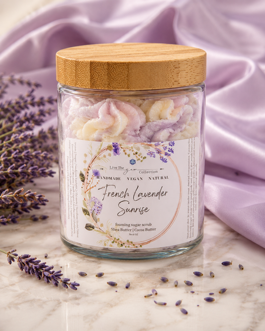 French Lavender Sunrise Foaming Sugar Scrub