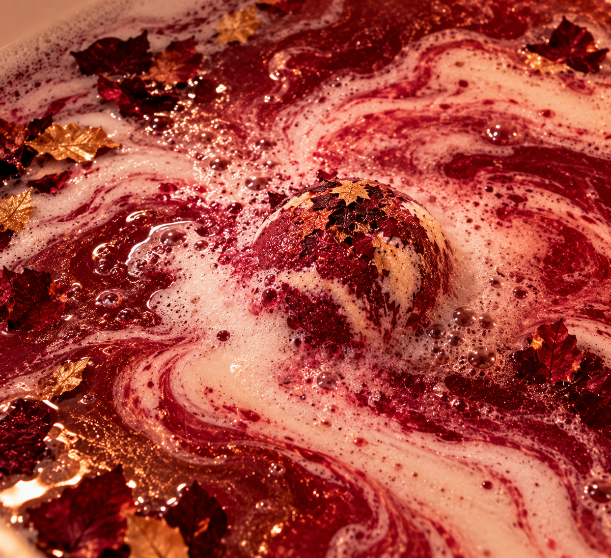 Falling Leaves Coconut Milk Bath Bomb