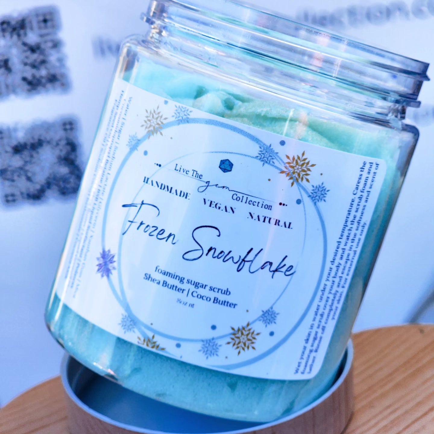 Frozen Snowflake Foaming Sugar Scrub