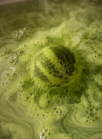 Cucumber Green Tea Coconut Milk Bath Bomb